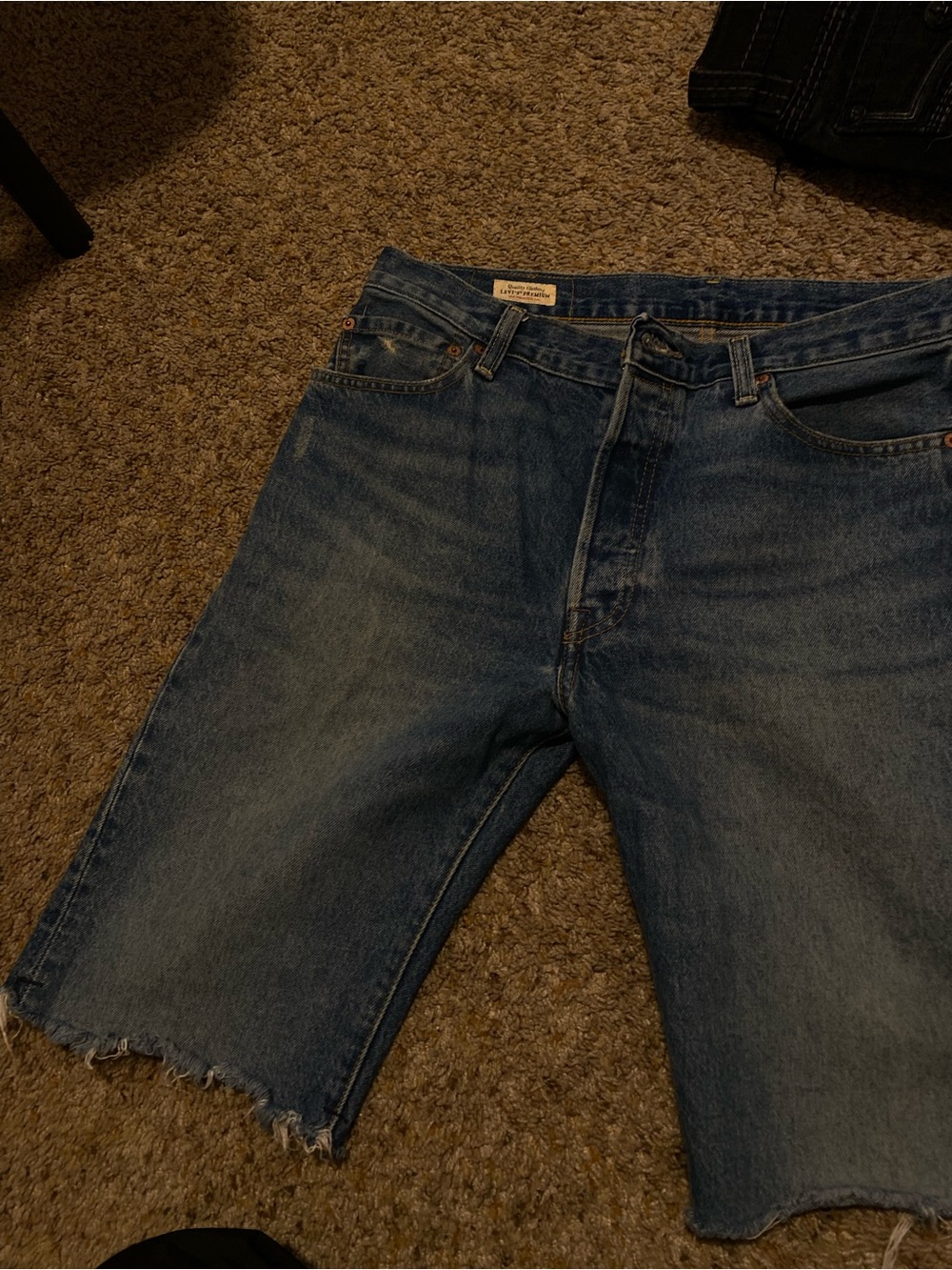 Men's Denim Cut-Off Shorts - Blue Levi’s